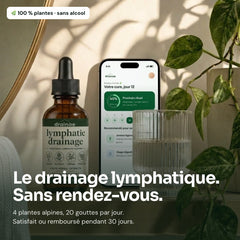 Flacon drainae et application de suivi : le drainage lymphatique sans rendez-vous