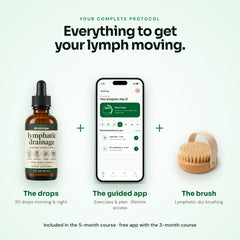 Complete protocol: drops, guided app, dry brush