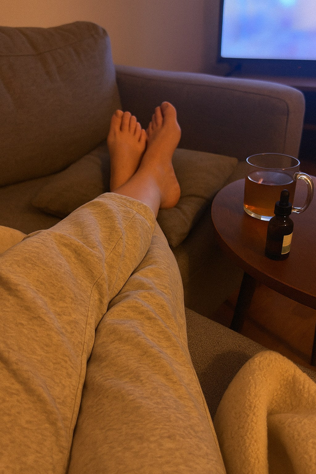 Moment de détente le soir